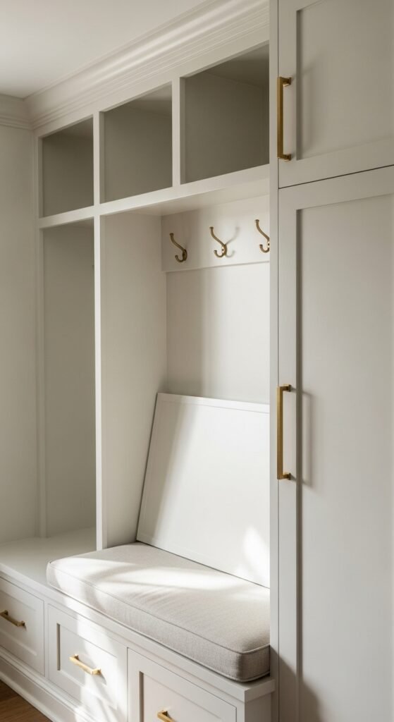 Built In Storage That Looks Completely Custom