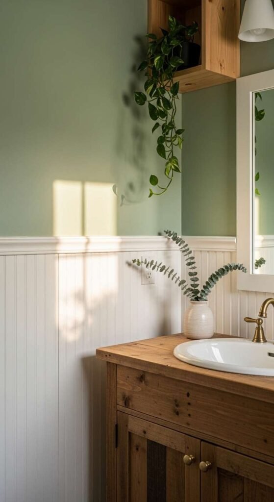 Soft Green Cottage Tones