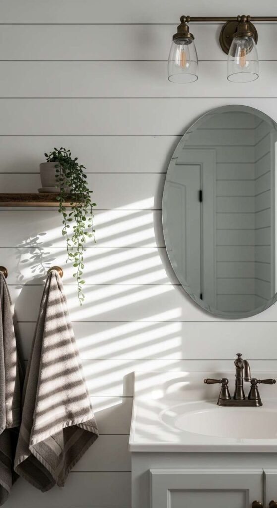Shiplap Wall Elegance
