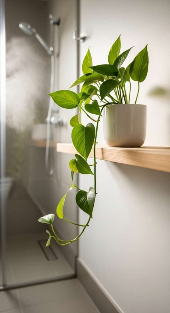 Add One Living Element With the Right Plant for Humid Ensuites