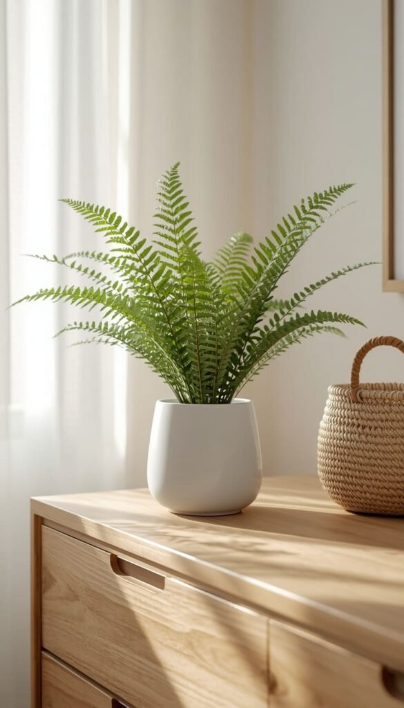 Add One Potted Plant for Organic Warmth