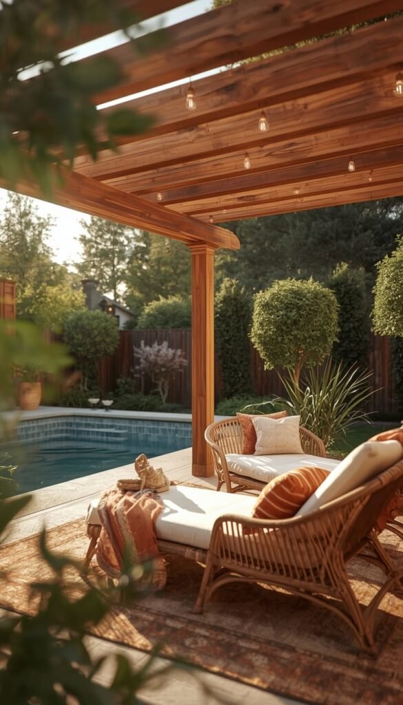 Add a Pergola for a True Outdoor Living Space Vibe