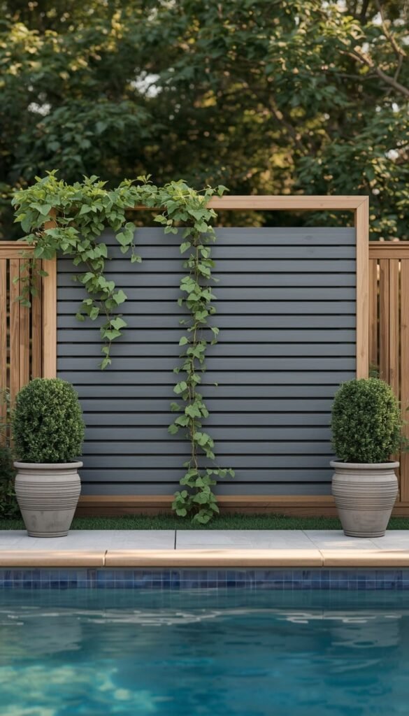 Add a Privacy Screen That Doubles as Backyard Decor