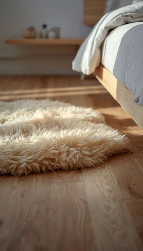  Add a Sheepskin or Wool Rug But Read This First