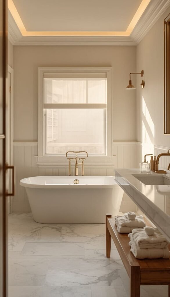 Bathroom Color Ideas Starting With Warm White The Foolproof Foundation