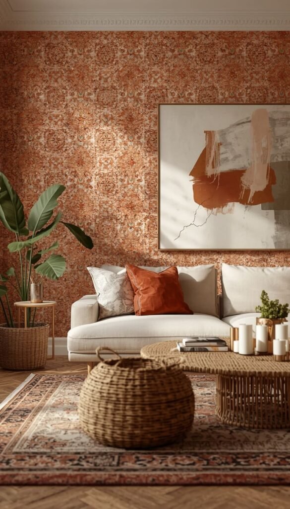 Boho Living Room Decor Wallpaper The Statement Your Sofa Deserves