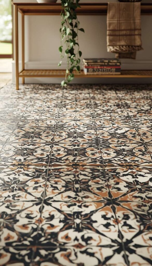  Bold Tile Flooring as the Hero Element