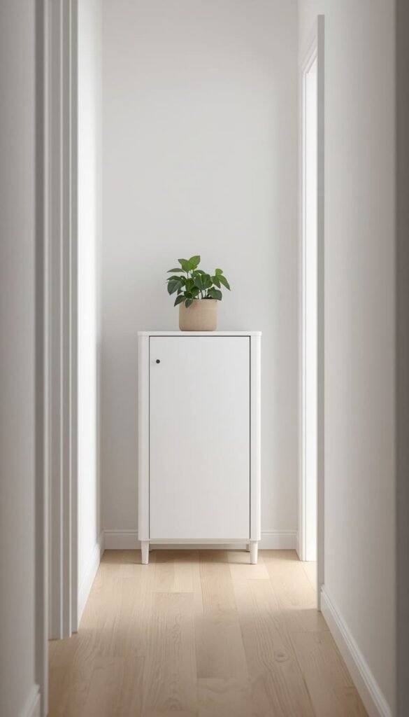 Bring In a Slim Shoe Cabinet