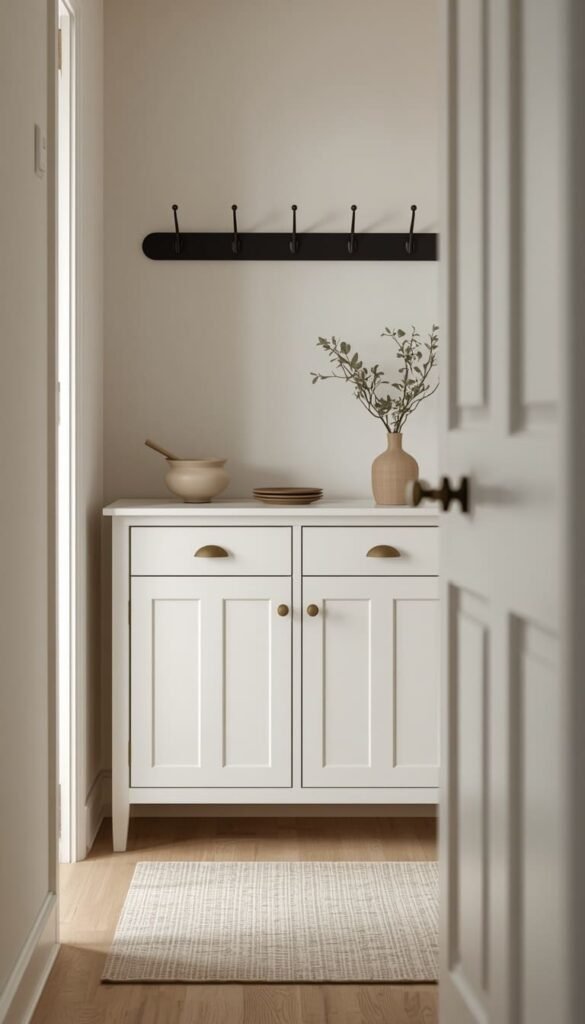 Budget Scandi Entryway IKEA Hacks and Affordable Alternatives