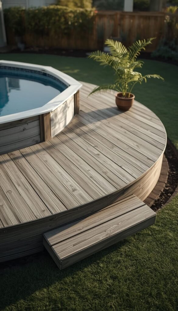 Build a Budget Friendly DIY Pool Deck This Weekend