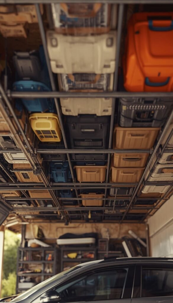 Ceiling Storage for the Stuff You Forget You Own