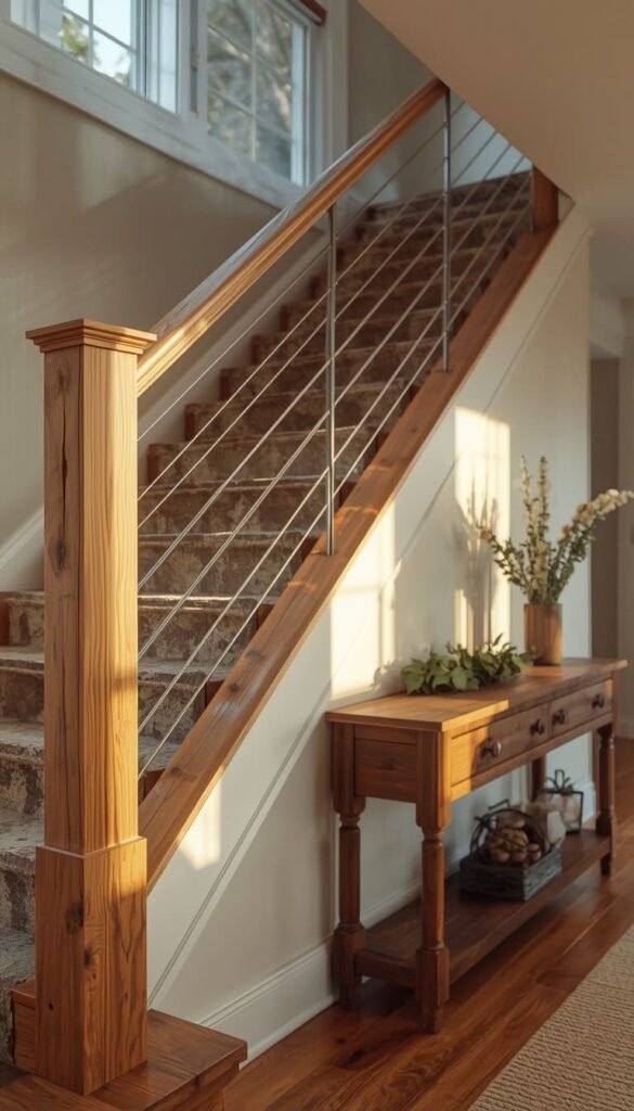 Chicken Wire and Cable Railing — The Unexpected Farmhouse Favorite