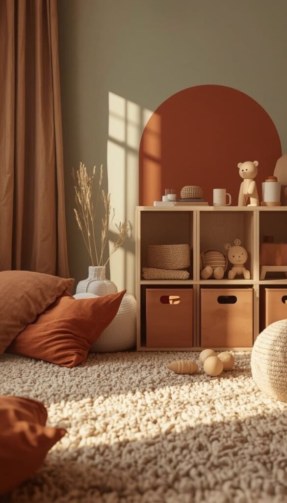  Choose Earth Tone Playroom Ideas Over Bold Primary Colors