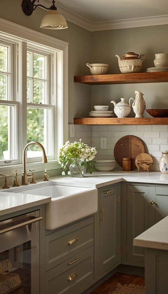 Classic Colonial Revival Kitchen