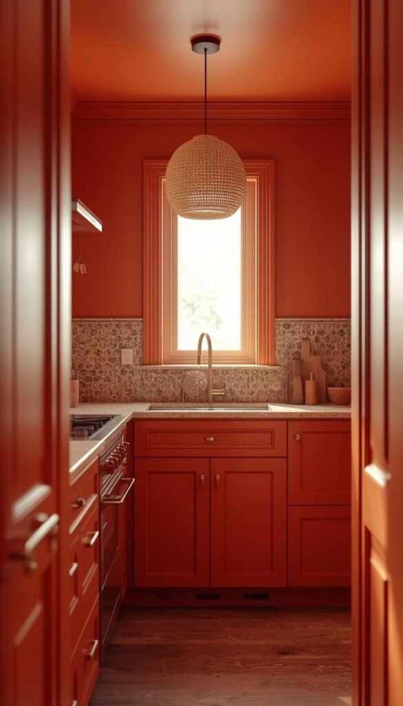  Color Drenching Floor Walls and Ceiling in One Shade