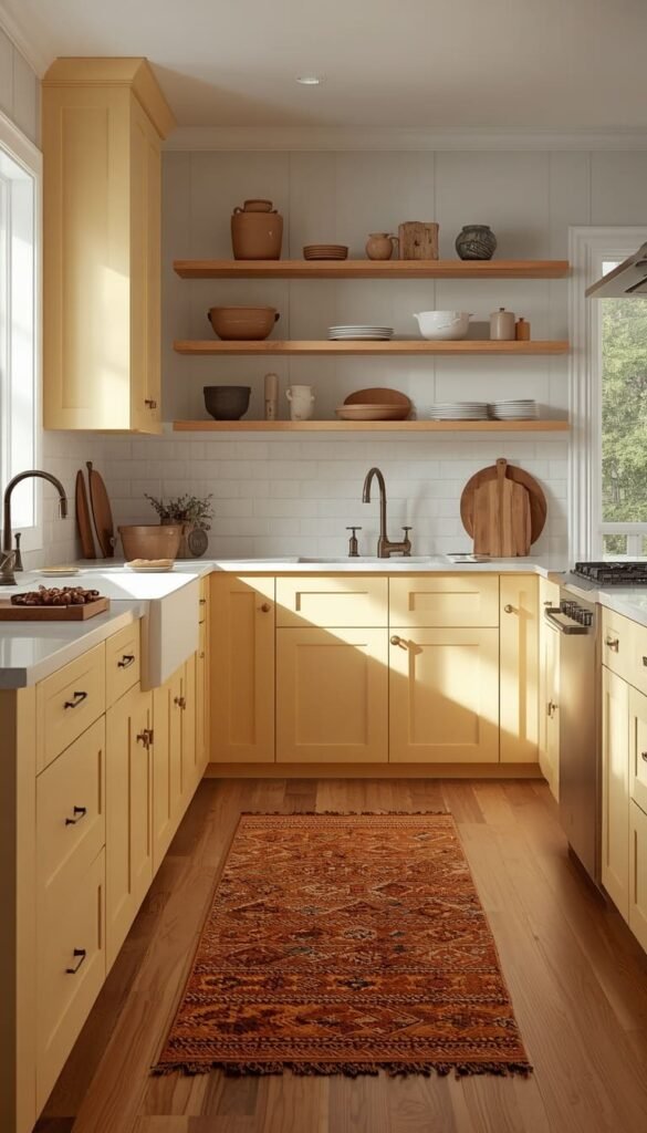 Country Cottage Kitchen Farmhouse's Softer Cousin