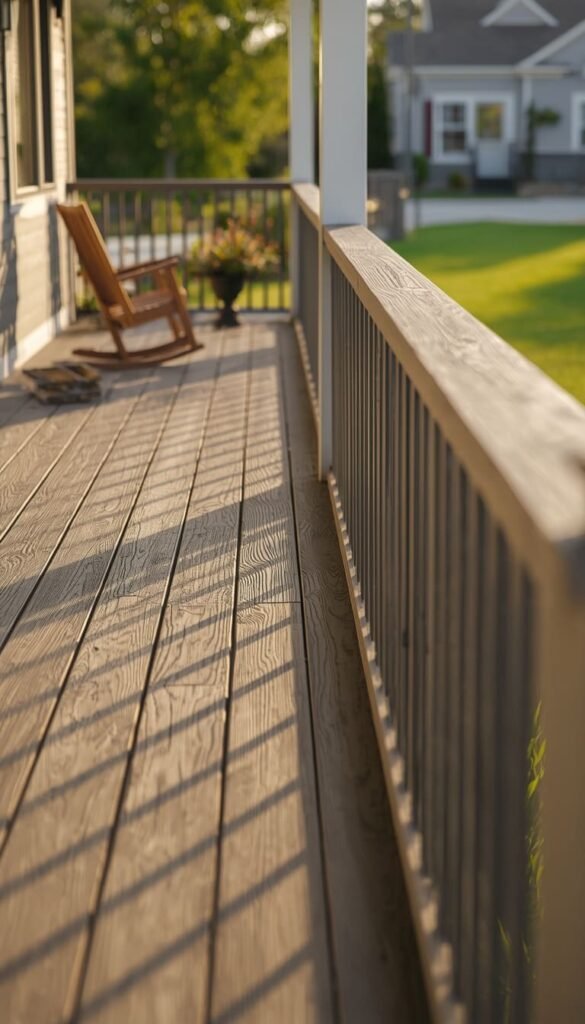 DIY Horizontal Board Railing
