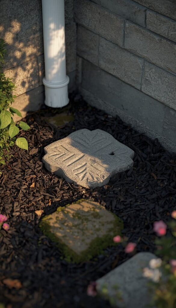  Decorative Splash Blocks That Work as Garden Art