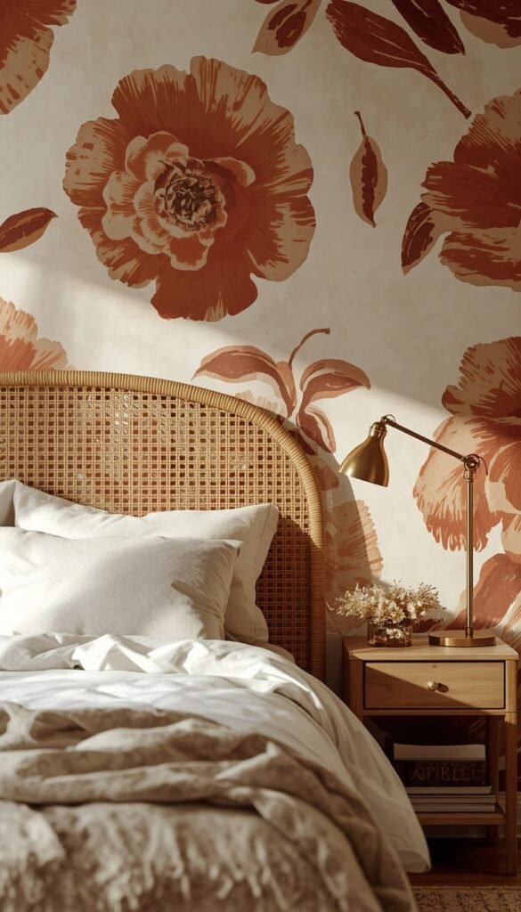 Floral Boho Wallpaper Wild Blooms Without the Chaos