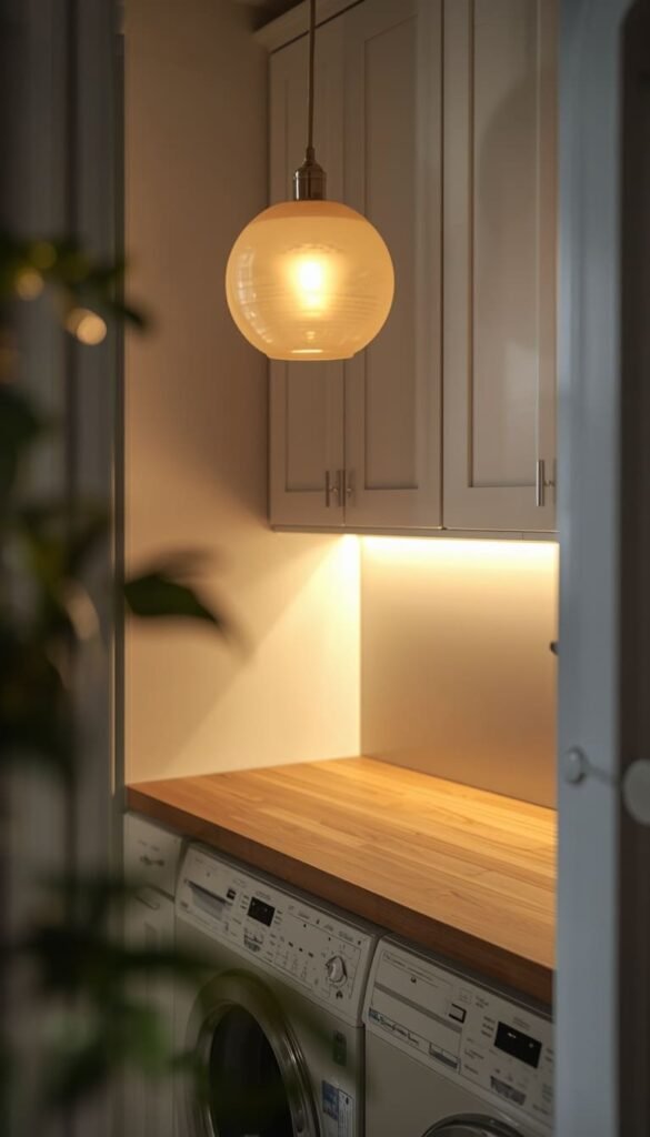 Globe Lighting and Task Lighting Layering