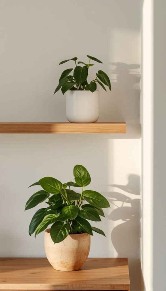 Greenery in the Entryway That Actually Survives