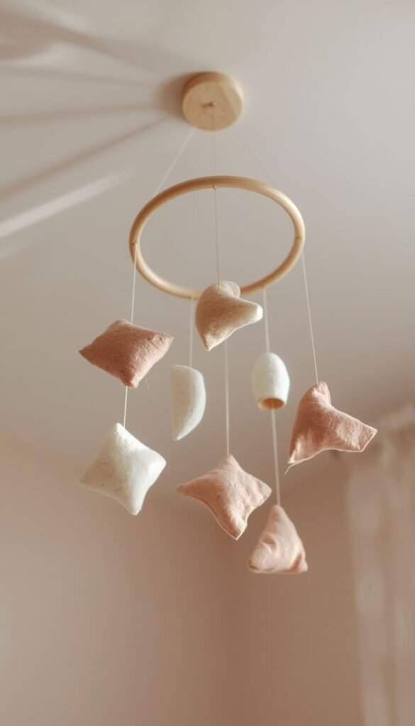 Hang a Minimalist Mobile for Whimsy and Development