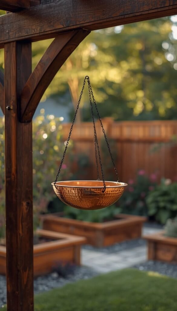 Hanging Bird Bath Idea 3 Hanging Solar Bird Bath The Low Maintenance Dream