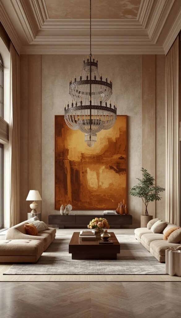  Italian Villa Drama High Ceilings, Statement Focal Points and Grand Scale