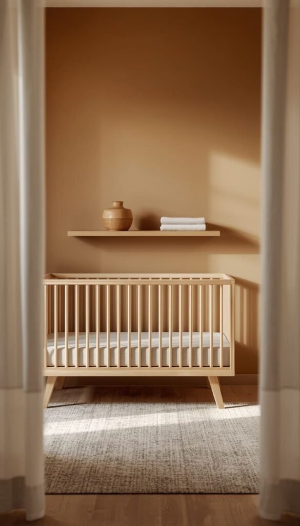 Japandi Inspired Baby Room