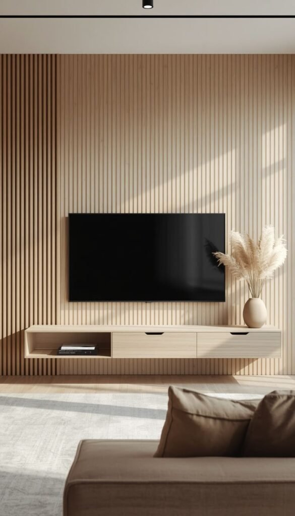 Japandi Inspired Floating Console