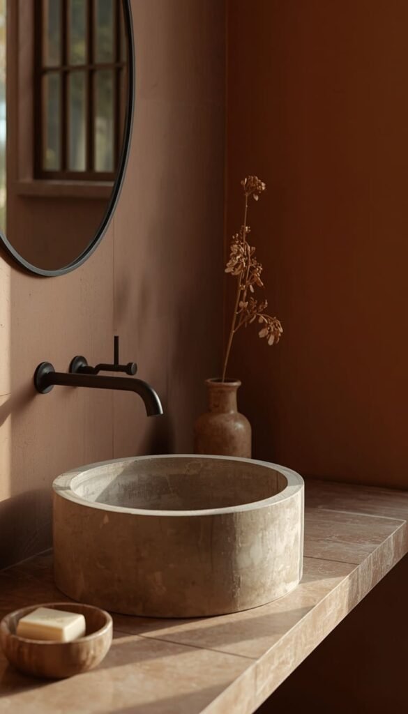 Japanese Minimalism in a Half Bath the Wabi Sabi Approach