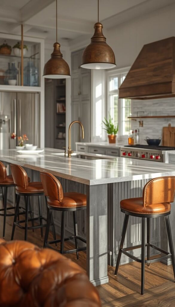 Large Kitchen Island Ideas With Seating Go Big or Go Home