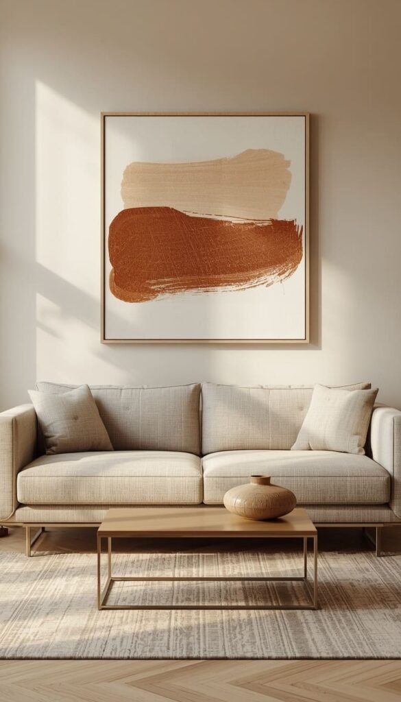 Large Scale Art Over a Gallery Wall