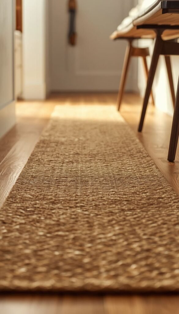 Lay Down a Textured Runner Rug