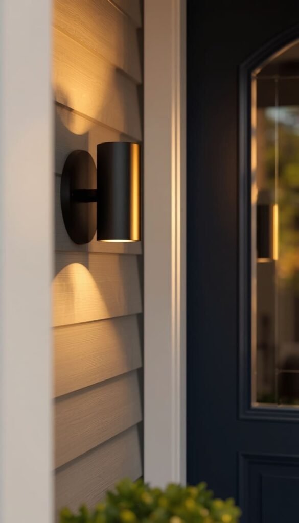 Lighting The Most Underrated Curb Appeal Move for Small Entryways