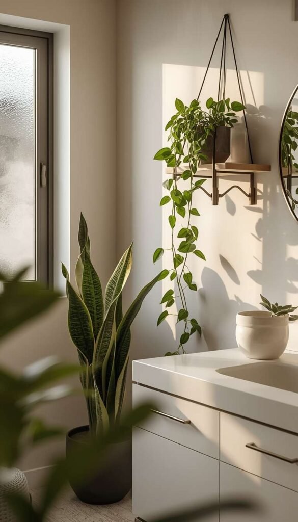 Minimalist Bathroom Plants That Won't Die on You
