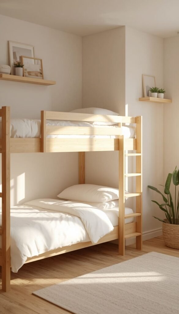 Minimalist Bunk Bed Room  Style It Without the Chaos