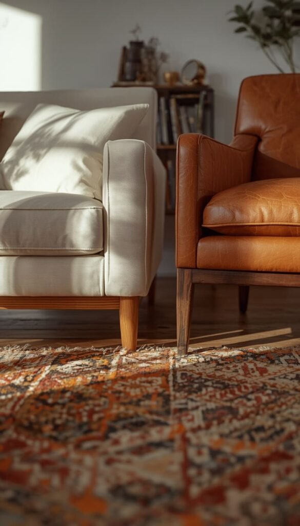 Mix Patinaed and New Furniture Without It Looking Chaotic