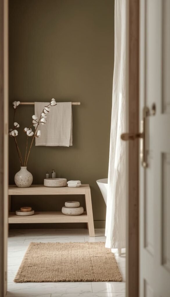 Muted Olive and Linen Neutral Boho