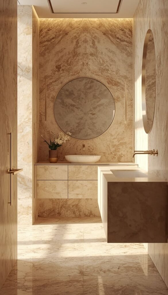 Natural Stone Bathroom That Feels Like a Five Star Retreat