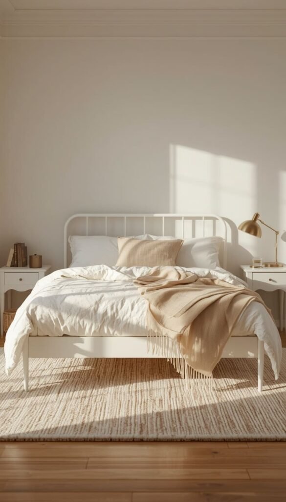 Neutral Bedroom Aesthetic Using IKEA's Best White and Beige Pieces