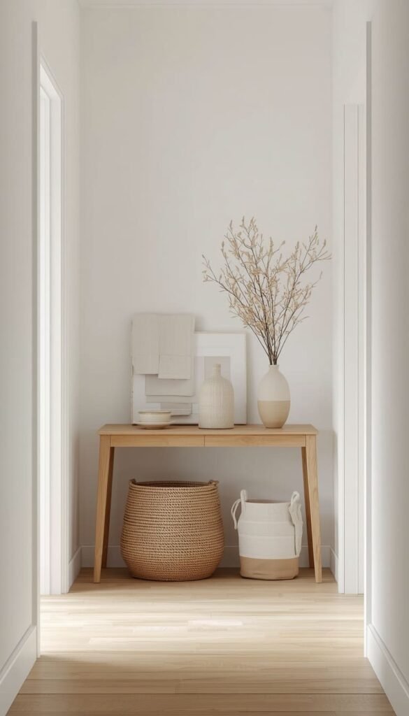 Neutral Entryway Decor Building a Tonal Story