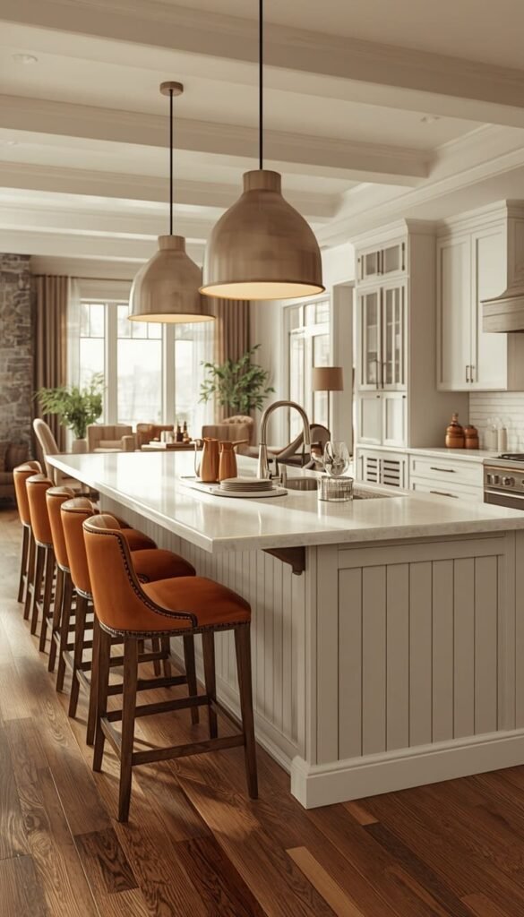 Open Concept Kitchen Island Ideas That Double as a Dining Hub