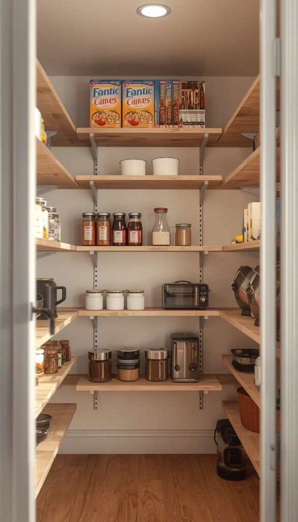 Pantry Shelving and Storage Ideas That Add Visual Height