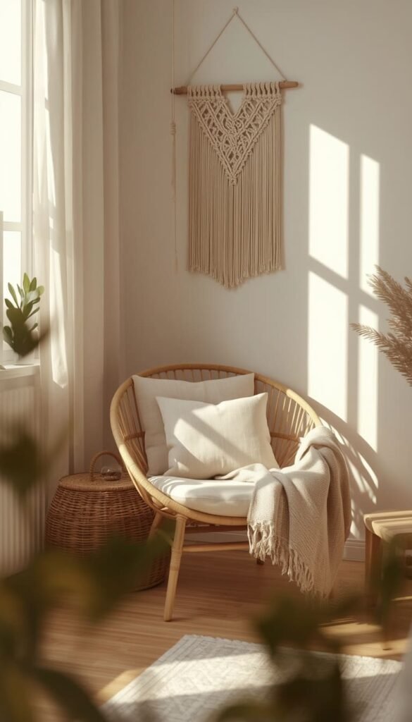 Rattan, Wicker and Macrame How Much Is Too Much?