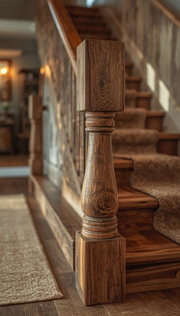 Reclaimed and Rustic Wood Handrail Ideas That Tell a Story