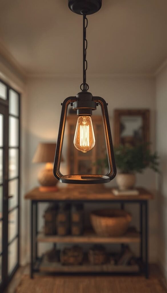 Rustic Entryway Lighting That Changes Everything
