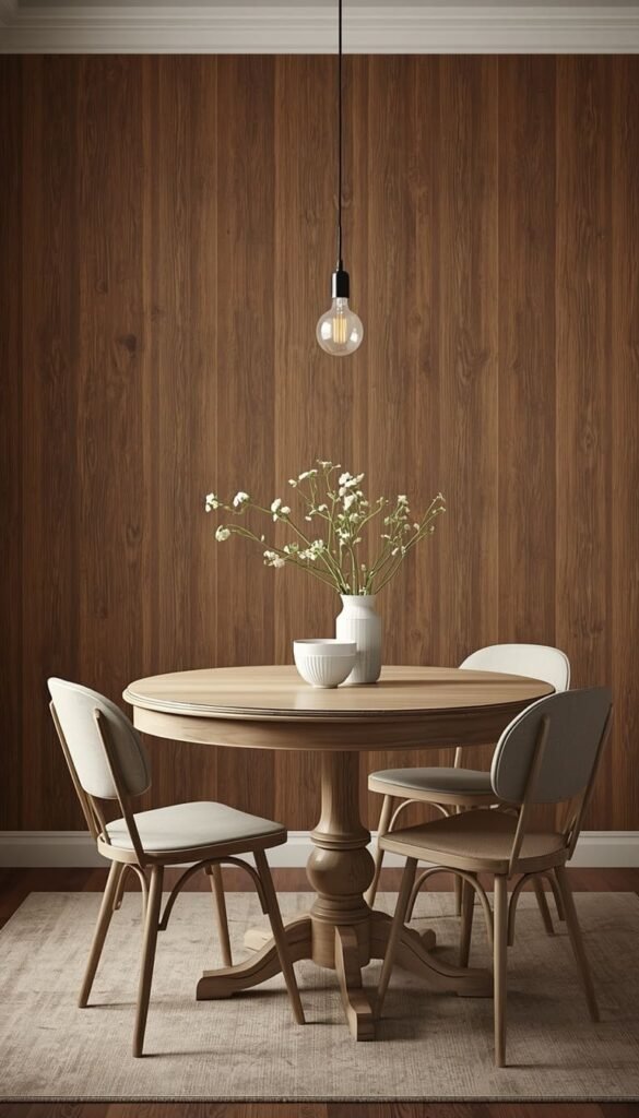 Rustic Wood Grain Wallpaper