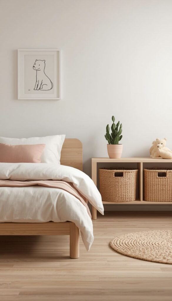 Scandi Bedroom for Kids Safe Simple Playful