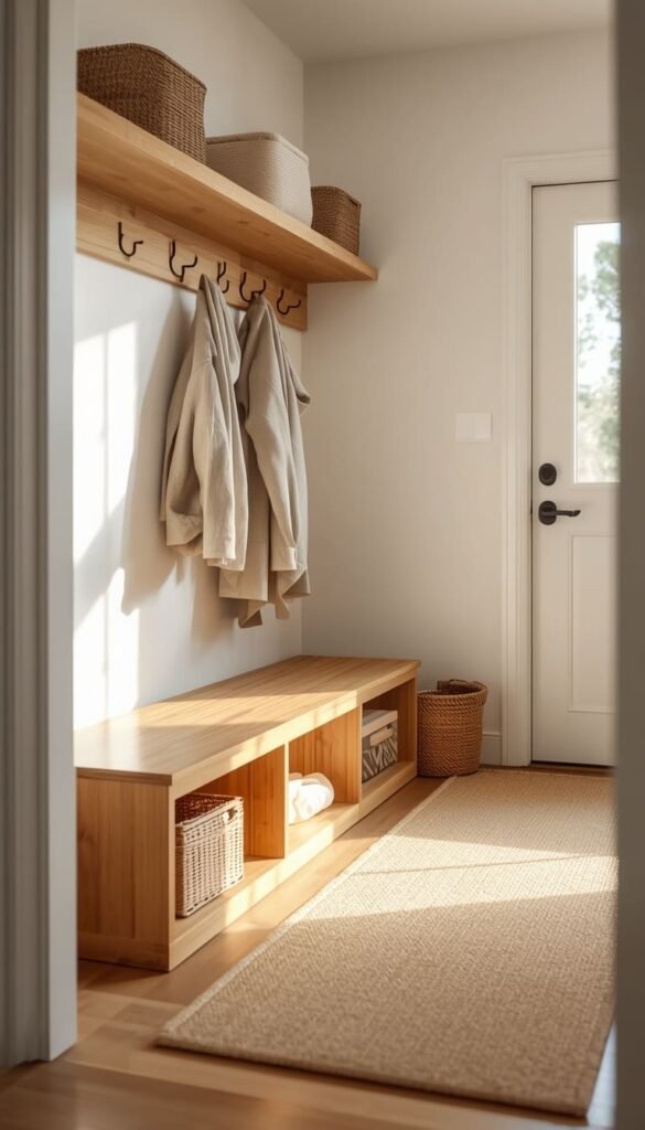 Scandi Mudroom Ideas for American Homes